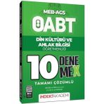 İndeks Akademi 2025 Öabt Meb-Ags Din Kültürü Ve Ahlak Bilgisi 10 Denemex Çözümlü İndeks Akademi Yayıncılık