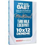 İndeks Akademi 2025 ÖABT MEB-AGS Muhtemel Türk Dili Edebiyatı-Türkçe Türk Halk Edebiyatı 10x12 Deneme Çözümlü İndeks Aka