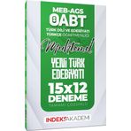 İndeks Akademi 2025 ÖABT MEB-AGS Muhtemel Türk Dili Edebiyatı-Türkçe Yeni Türk Edebiyatı 15x12 Deneme Çözümlü İndeks Aka