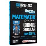 İndeks Akademi 2026 KPSS MEB-AGS Matematik ÖSYM nin İndeksi Çıkmış Sorular Son 15 Yıl Konu Konu Çözümlü - Metin Şimşek