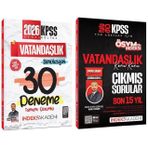 İndeks Akademi 2026 KPSS Vatandaşlık Simülasyon 30 Deneme + Çıkmış Sorular Son 15 Yıl 2 li Set - Emrah Vahap Özkaraca İn
