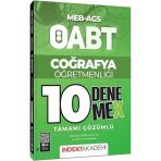 İndeks Akademi ÖABT MEB-AGS Coğrafya Öğretmenliği 10 DenemeX Çözümlü