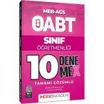 İndeks Akademi ÖABT MEB-AGS Sınıf Öğretmenliği 10 DenemeX Çözümlü