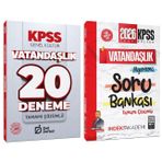 İndeks + Deli Defteri 2026 KPSS Vatandaşlık Soru Bankası + 20 Deneme 2 li Set - Emrah Vahap Özkaraca İndeks Akademi + Deli defteri Yayıncılık
