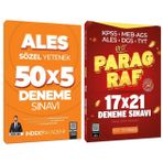 İndeks + EVP Akademi 2025 ALES Sözel Yetenek + Paragraf 5+21 Deneme 2 li Set - Berk Ekici İndeks + EVP Akademi Yayıncılı