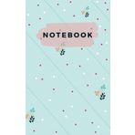 Independently published 100-Page Paperback Notebook. Light teal Journal with leaf type visuals, Diary - Small Size Perfect for on-the-go notes and ideas 12.7 x 20.32 cm, 100 Ruled Pages