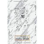 Independently published 2023-2024 Daily Planner: 6x9, Softcover | From Sunday to Saturday | One Week on a Double Page | with Monthly Overview | Mythical Creature Nice Girl | qx1