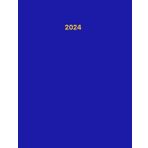 Independently published 2024 Daily Diary One Page Per Day: 365 Days Fully Lined And Dated Journal Notebook - Page A Day To View With Calendars From January 2023 To December 2023 - Blue Cover