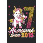 Independently published 7 Years Old Gifts Unicorn Flossing 7th Birthday Girl Unicorn Nice: Daily Planner Notepad To Do Schedule, Medium 6x9 Inches, 110 Pages, Printed Cover
