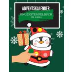 Independently published Adventskalender Fingerstempelbuch für Kinder, 24 Bilder zum Ausmalen mit Finger oder Punktmarker, Weihnachtsausmalmotiven