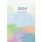 Independently published Agenda 2024 semana vista A5: Agenda anual con planificador trimestral y semanal, modelo Eco Acuarela