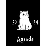 Independently published Agenda 2024 tapa dura blanco y con planificador diario, semanal y mensual. De enero a diciembre 2024. Agenda de 8,5 x 11 pulgadas: Agenda 2024 ... metas y divertidas ilustraciones