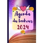 Independently published Agenda du bonheur 2024: De janvier à décembre 2024, intérieur noir et blanc avec fiches des rêves à réaliser, émotions, objectifs, gratitude, bilans ... (4 jours par pages pour la partie agenda)