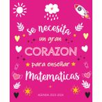 Independently published Agenda Maestra 2023/2024: Regalo Profesor Matematicas | frande planificador y organizador semanal y mensual | una semana en dos páginas | agosto 2023 ... una maestra de matemáticas (Spanish Edition)