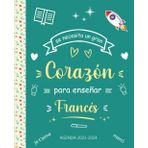 Independently published Agenda Maestra Francés 2023 2024: Cuaderno del profesor 2023 2024 | Organizador Planificador Semanal | Regalo Personalizado de fin de año para ... | una Semana en 2 Páginas | turquesa