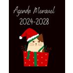 Independently published Agenda Mensuel 2024-2028 A4: Planificateur mensuel 60 mois a4, 5 Ans De Janvier 2024 A Décembre 2028 | 1 mois sur 2 pages | Organisateur Pratique Avec Planning Mensuel | Noir, chat | 166 pages.