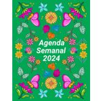 Independently published Agenda Semanal 12 Meses: Planificador Semanal Con Horario De 7:00 A 22:00 | 1 Semana en 2 Páginas | A4 | español