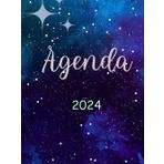 Independently published "Agenda Semanal y Mensual 2024 de Tapa Dura: ¡Organiza tu año con estilo espacial!": "Agenda Semanal y Mensual 2024 de Tapa Dura: ¡Organiza tu tiempo ... frases en un espacio de reflexión!"