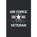 Independently published Air Force Veteran With Vintage Roundel and Jet: Ruled Notebook/Journal - Lined Journal with Matte Finish Cover, 6" x 9", Perfect for School, Office & Home