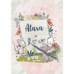 Independently published Alara: Notebook A5 | Personalized name Alara | Birthday gift for women, girl, mom, sister, daughter ... | Letter: Alara = LOVE | 120 lined pages journal, small size A5 (ca. 6 x 9 inches)