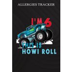 Independently published Allergies Tracker :6th Birthday Boy Monster Truck 6 Years Old Gift: Gifts for Girls:Symptom Tracker Food Drinks Meal Journal Along With Environment ... Book for Day Care, Home Care,Birthday Gifts