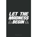 Independently published Basketball Bracket Gift - Let the Madness Begin Notebook Retro: A blank lined basketball notebook 6x9 in 110 Pages that makes a fun basketball gift ... women's basketball, team basketball gifts