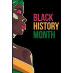 Independently published Black History Month: Unlined notebook, journal, workbook, composition, logbook with fade out inspirational Black History quotes on each page