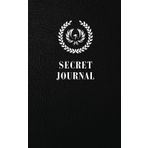 Independently published Blank Secret Journal Notebook for Women or Men | Black & White Lined Journal for Daily Writing | Wide College Ruled Pages