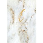 Independently published C 2023: White Gold Golden Monogram Initial Letter C with Marble and Yellow Floral Academic Agenda Journal, Weekly Planner, To-do list for Women, Girls and School (6 in x 9 in)