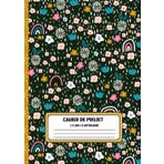 Independently published Cahier De Projet 1/2 Uni 1/2 Interligné Pointillé: Format A4/100 pages, idéal pour les ateliers d'écriture à l'école primaire au Québec, au Canada. (French Edition)