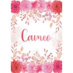 Independently published Cameo: Taccuino A5 | Nome personalizzato Cameo | Regalo di compleanno per moglie, mamma, sorella, figlia ... | Design: giardino floreale | 120 pagine ... formato A5 (14.8 x 21 cm) (Italian Edition)