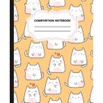 Independently published Cat Composition Notebook: College Ruled Cute Cat Pattern Composition Book for Kids, Teens and Young, School Supplies