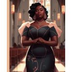 Independently published Christian Gift Soft Cover Journal w/Incase of Emergency Scripture Pages Black Woman Church Cover Notebook 100 College Ruled Note Pages (Incase of Emergency Meditate on Scripture)