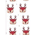 Independently published Christmas Blank and Wide Ruled Lined Notebook Journal, Theme 32, for Xmas Kids Friends Gift Home School Party Favor Supplies, 100 Pages A5 (6 x 9), Misa Blond