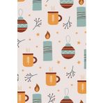 Independently published Christmas Blank and Wide Ruled Lined Notebook Journal, Theme 41, for Xmas Kids Friends Gift Home School Party Favor Supplies, 100 Pages A5 (6 x 9), Misa Blond