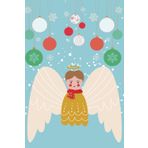 Independently published Christmas Blank and Wide Ruled Lined Notebook Journal, Theme 8, for Xmas Kids Friends Gift Home School Party Favor Supplies, 100 Pages A5 (6 x 9), Misa Blond