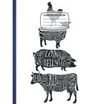 Independently published Composition Notebook: animal butcher cuts Wide Ruled Paper Notebook Journal Blank Wide Lined Workbook for Girls Boys Kids Teens Students .8.5" X 11" 110 Wide Ruled Pages