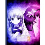 Independently published Composition NoteBook : Anime Angel Beats JP Miyuki Irie SS60, 8.5 x 11 Inches, 110 page Workbook School Office Supplies For Children Boys Students Gift Home College Writing Notes Ruled Lined