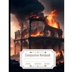 Independently published Composition Notebook College Ruled: Chaotic Battlefield [1], for War Gaming Enthusiasts [2], Size 8.5x11 Inch, 120 Pages