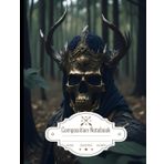 Independently published Composition Notebook College Ruled: Elegant King with Golden Skull Mask, Mystical Night Forest, Anatomically Correct, Film Shot, Centered Composition, Realistic, Size 8.5x11 Inch, 120 Pages