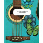 Independently published Composition Notebook College Ruled: Stay Beautiful Guitar & Butterflies: Eras Series | High School Students & College Students