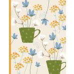 Independently published Composition Notebook: Flower Pot journal notebook size 8.5"x11" 120 pages with grey line, school college office work notes