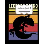 Independently published Composition Notebook: Leopard Gecko Retro Journal,for Writing, College Ruled Size 8.5" x 11", 110 Pages,Themed Diary and NoteBook, For kids, ramen, anime, boys, men, birthday gifts