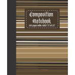 Independently published Composition Notebook: Serape Collection: Unique Notebooks for school, work, personal use, etc. Brown serape, 100 pages, wide ruled. Paperback cover inspired by our streetwear and culture.
