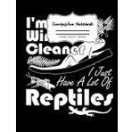 Independently published Composition Notebook: Terrarium Cleaning Print, Caticorn, 110 Wide Ruled Pages, 8.5" X 11", For Girls, Students, School Notebook