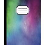 Independently published Composition Notebook Watercolor: Blue, Green, Purple Watercolor Design, Writing Journal, 120 Pages, College Ruled, 7.5"x9.25", School, Kids, Students, Boys, Girls, College, Professional