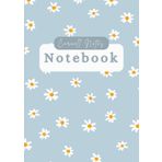 Independently published Cornell Notes Notebook: College Ruled Lined Paper Book for Notetaking, Cute Design, Large Size, A4, Note-Taking System Paper For High School College ... to Stay Organized | Blue and White Flowers