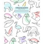 Independently published Cute Composition Notebook Wide Ruled Cuts Animals: Wide Ruled Notebook for School | Cute Composition/Girls and Boys