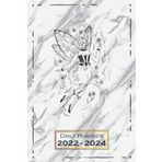 Independently published Daily Planner 2022-2024: Mythical Creature, Nice | 6x9 | From July 2022 to June 2024 | One Week on a Double Page | From Sunday to Saturday | with Monthly Overview | Softcover | Girl | qx3