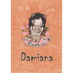 Independently published Damiana: Taccuino A5 | Nome personalizzato Damiana | Regalo di compleanno per moglie mamma sorella figlia | Ragazza carina con orsacchiotto | 120 ... formato A5 (14.8 x 21 cm) (Italian Edition)